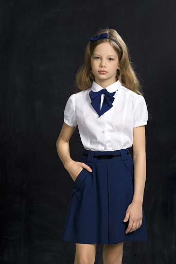 блузка для девочек (GWCT7032) Pelican - цвет Синий