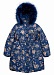 Пальто для девочек (GZFL4080/1) Pelican - цвет Тёмно-синий