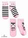 Носки для девочек (GEG3220(2)) Pelican - цвет Розовый, Белый