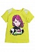Джемпер (модель "футболка") для девочек (GTR488) Pelican - цвет Салатовый